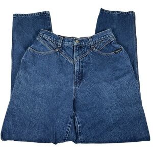 Rocky Mountain vintage western Blue Denim Jeans dark Wash high waisted 90s